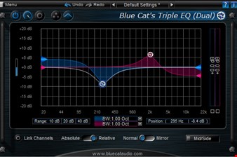 Triple EQ by Blue Cat Audio